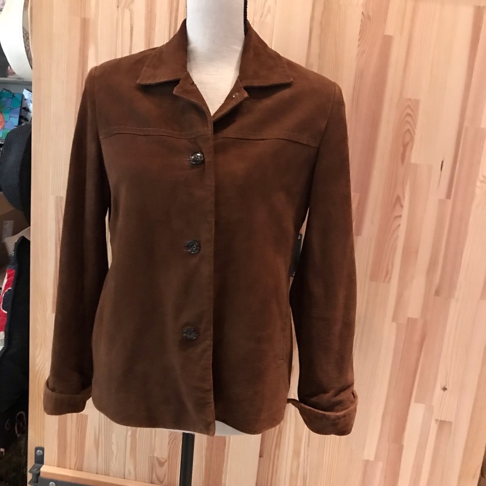Brown Suede Women's Jacket